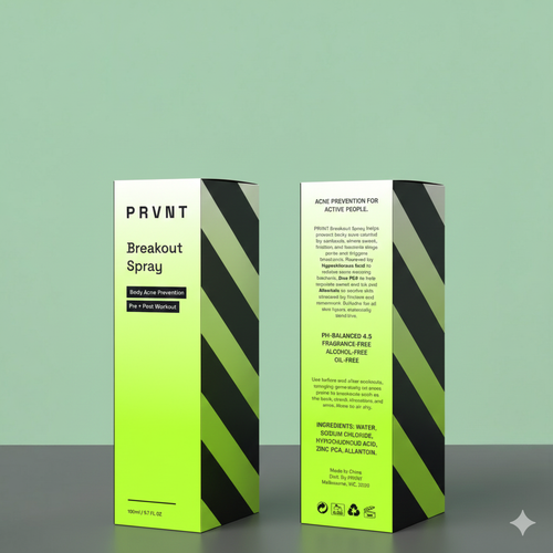 Breakout Spray Box Front and Back